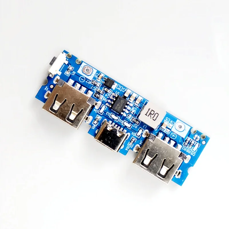 1/3PCS Type-C USB 5V 2.4A Dual USB 18650 Boost Battery Charger Board Mobile Power Bank Accessories For Phone DIY