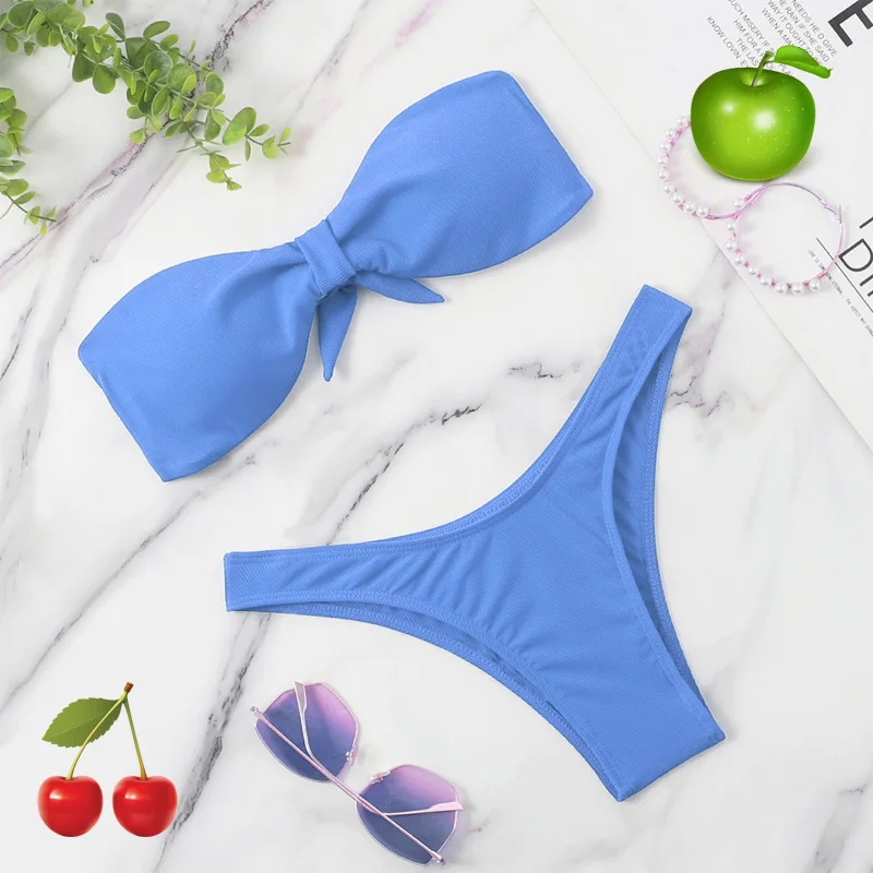 Sexy Bikini 2023 Swimsuit Women Swimwear Push Up Bikini Set Thong Brazilian Bathing Suit Beach Wear