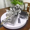 DIY 미니 선반 다기능 가정용 목공 수제 소형 선반 휴대용 데스크탑 마이크로 선반 110V-220V 100-2500r/min 2