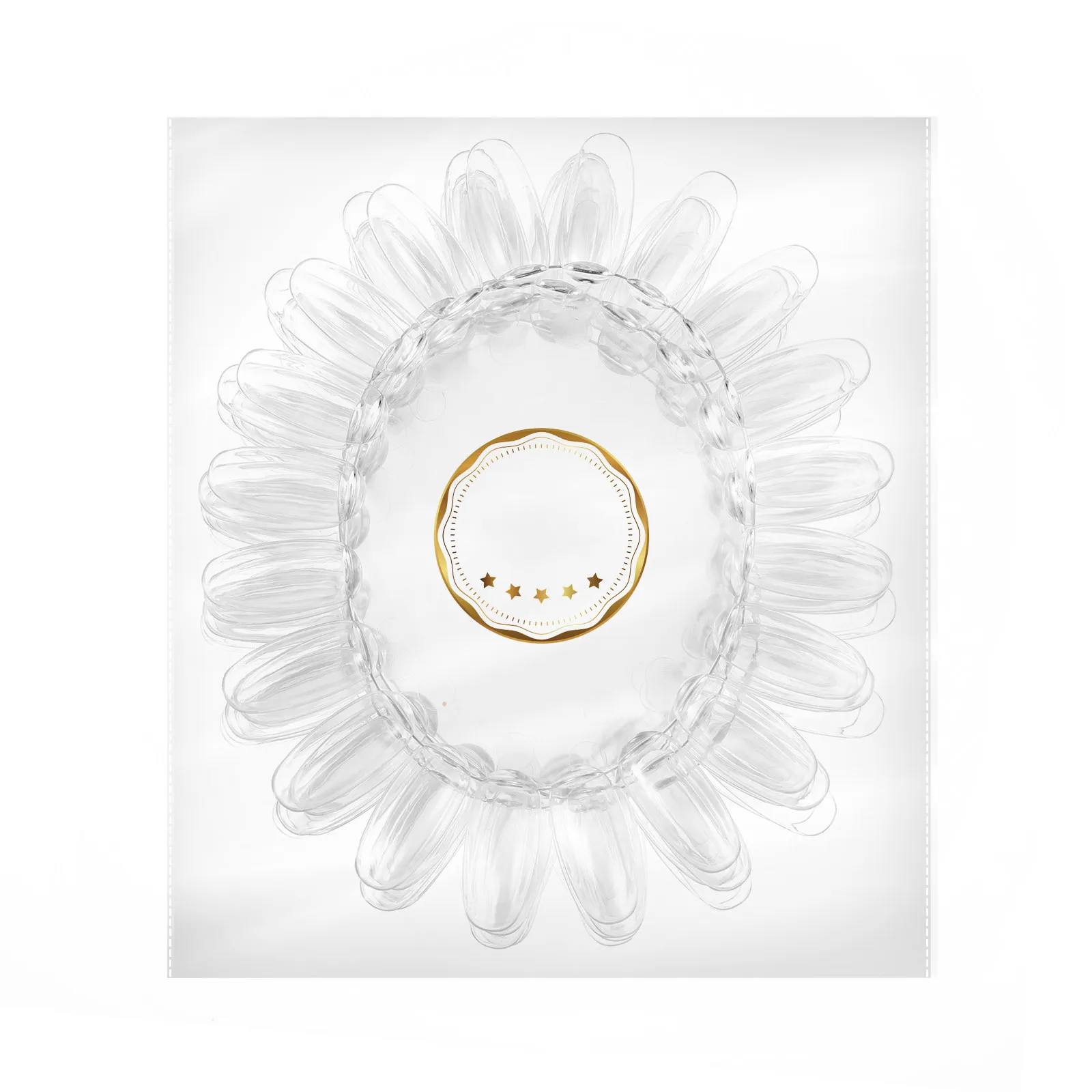 

Прозрачный демонстрационный диск для тренировки маникюра, премиум-класса, для демонстрации типсов для акрилового дизайна ногтей, для использования в салонах и для самостоятельного использования, инструмент для подбора цвета накладных ногтей