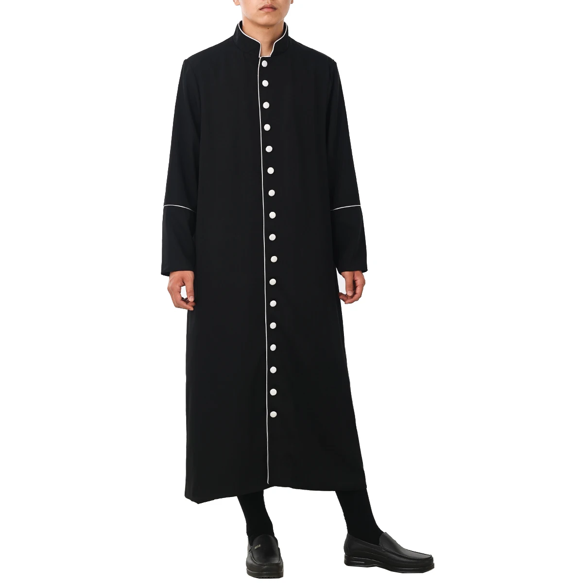 

Cassock Clergy Priest Robe Pulpit Costume Men Altar Server Vestments Chasubles
