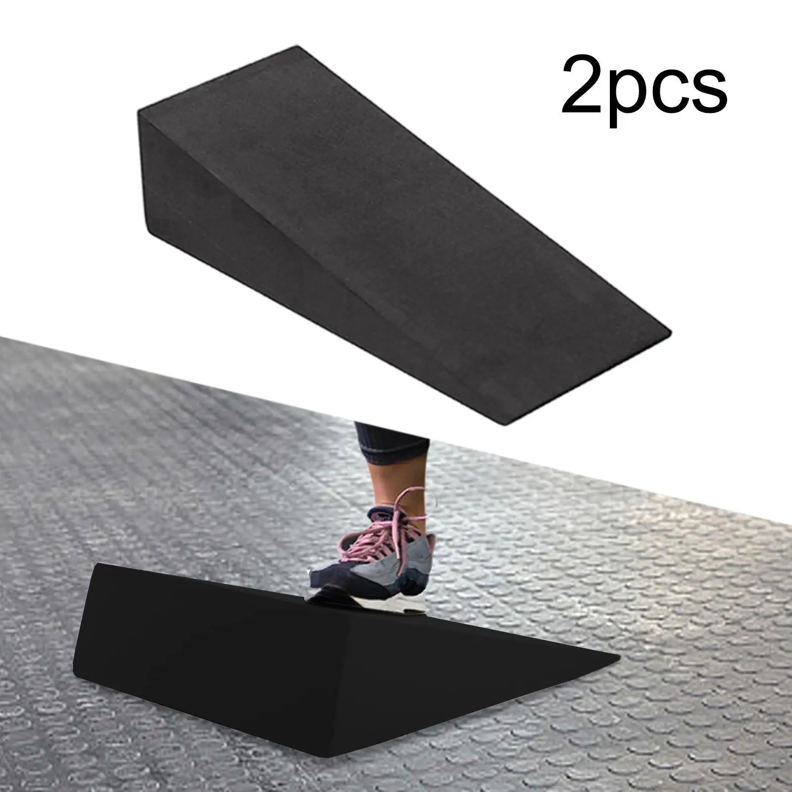 2x Slant Boards Calf Stretcher Leg Strength Inclined Board Riser Block Footrest