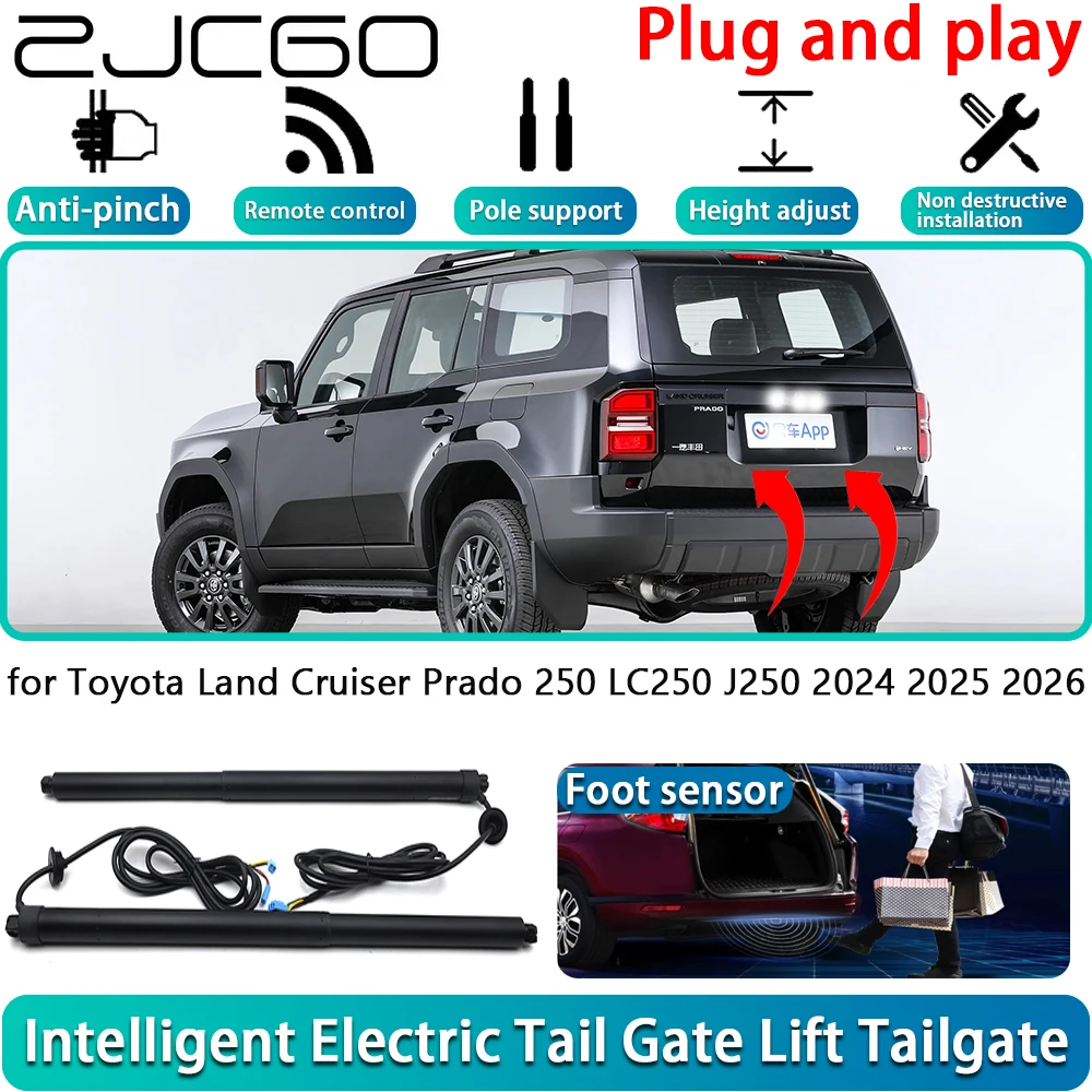 for Toyota Land Cruiser Prado 250 LC250 J250 2024 2025 2026 Electric Powered Tailgate Power Liftgate Automatic Tailgate System