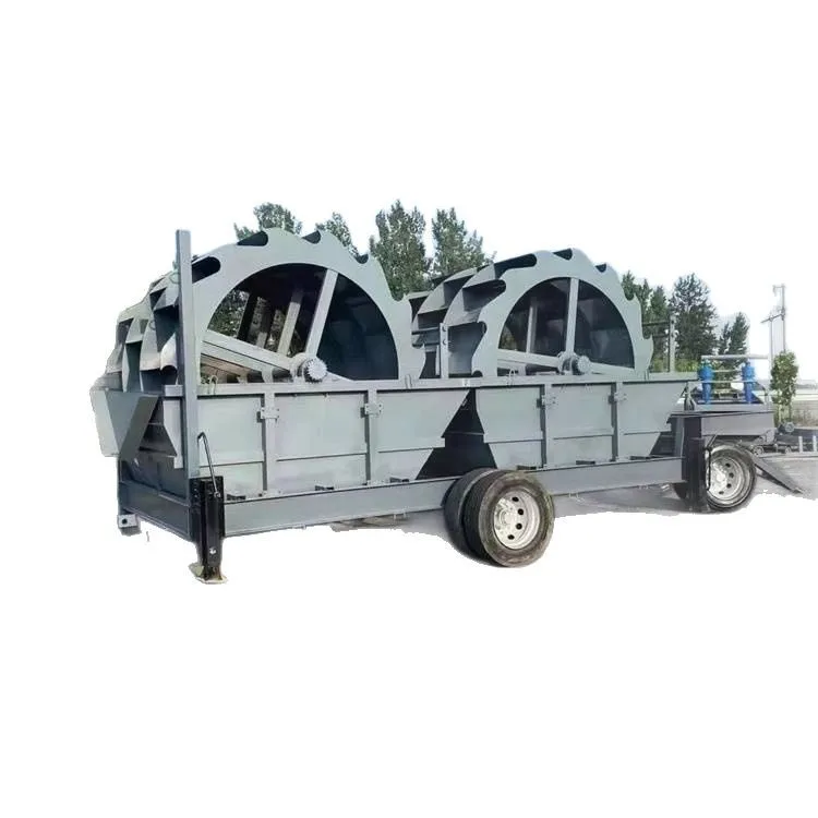 

Stone powder sand washing machine, sand bag, soil washing, wheel bucket deslimer