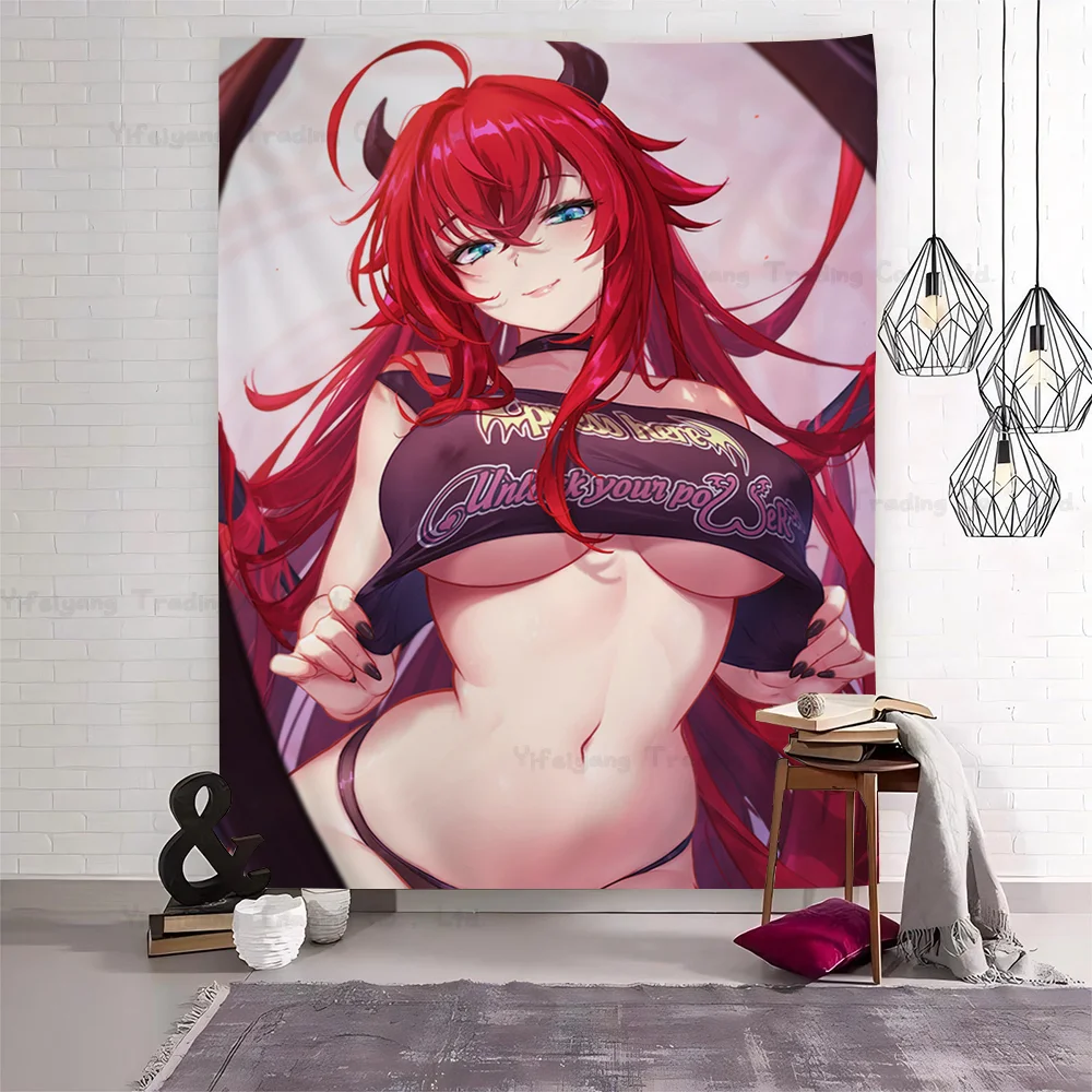 

High School DxD Hippie Wall Hanging Tapestries For Living Room Home Dorm Decor Art Home Decor