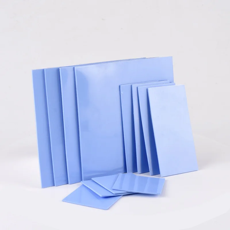 0.5/1mm 100x100mm Silicone Thermal Pad Sheet Computer PC CPU Graphics Chip Heat Sink Heatsink Cooling Conductive Sellotape