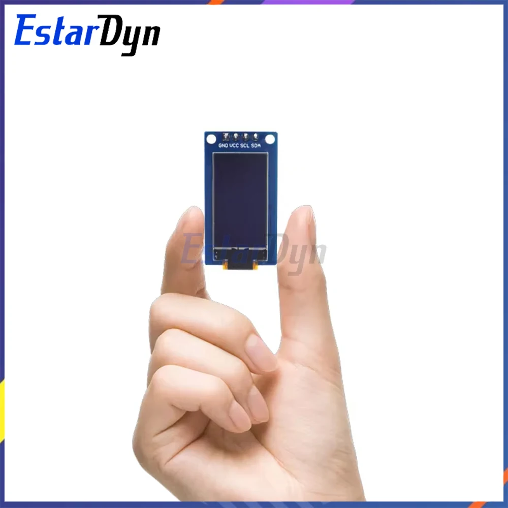 Display OLED de 0,96 polegadas 64x128 SSD1107 Módulo de tela vertical com branco para Arduino Raspberry Pi ESP32 DIY