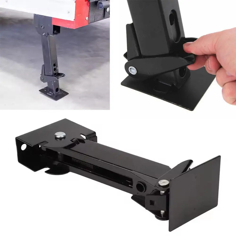 

Folding Trailer Stabilizer Jacks Adjustable Stabilizer Jack 1000lbs Lifting Capacity Telescoping For Campervan U9J4