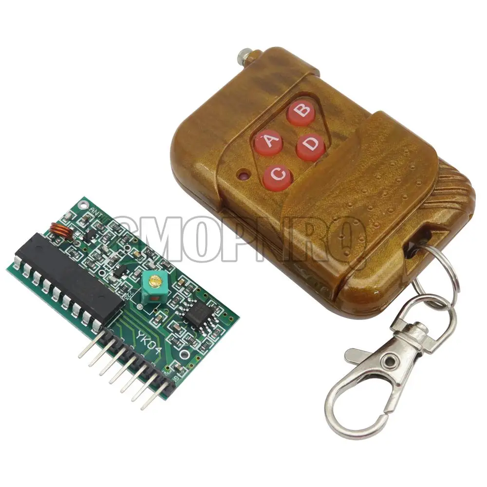 IC 2262/2262 2262/2272 4 Channel 315Mhz 433MHZ Key Wireless Remote Control Kits Receiver module For arduino