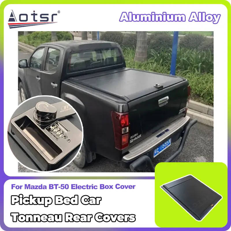 For Isuzu Dmax For Mazda BT-50 Electric Box Cover Pickup Tonneau Cover Trunk Roller Shutter Tail Box Rear Bucket