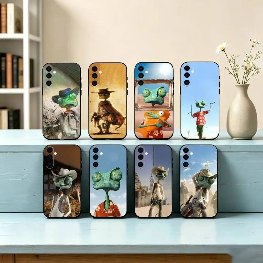 Cartoon R-RangoS Funny Phone Case For Samsung Galaxy A73,A72,A71,A70,A53,A52,A51,Soft Silicone Black Cover