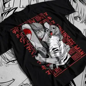 

Chainsaw Man Denji Shirt, Makima Shirt, Pochita, Kobeni Higashiyama