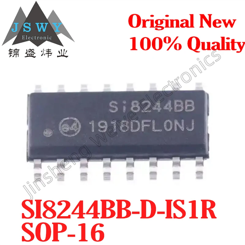 

(1/5 pieces) SI8244BB-D-IS1R SOP-16 Brand new digital isolator chip Spot original Fast delivery