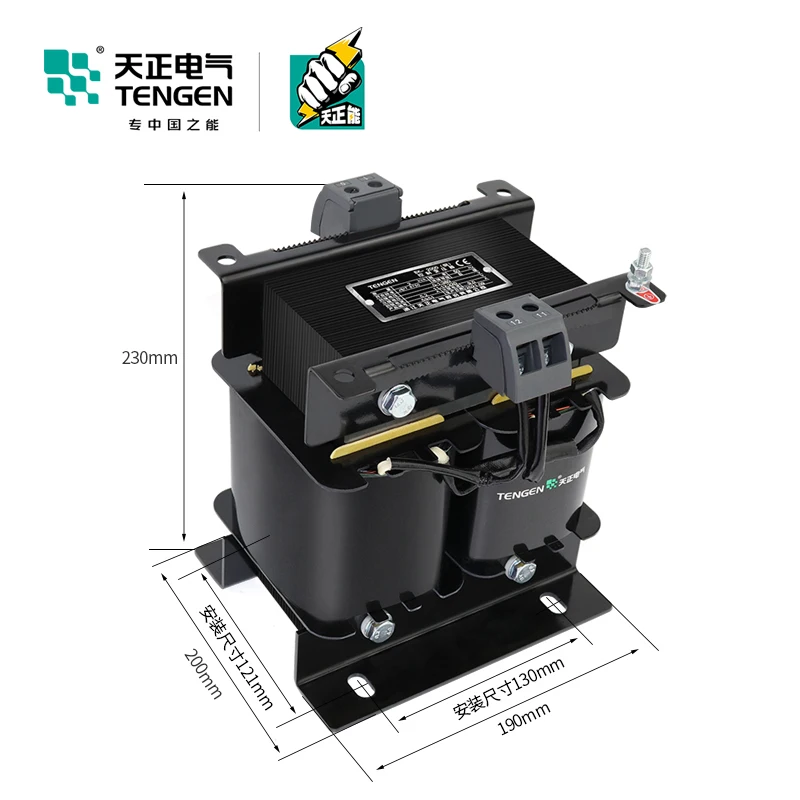 Tianzheng BK-2000VA Single-phase Control Transformer 380 220 110 36 24V AC Isolated 2KW All Copper