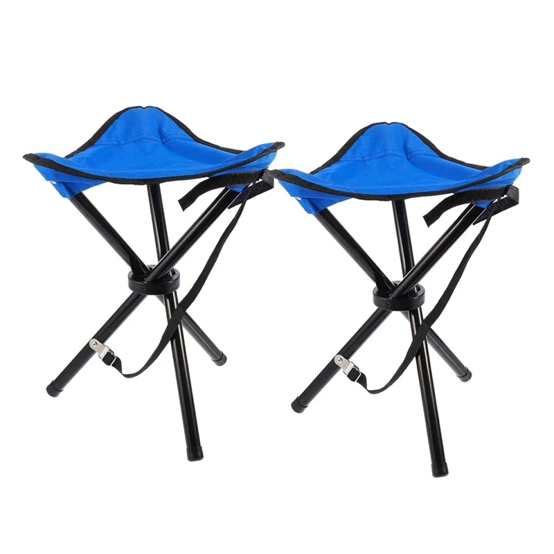 Portable Folding Camping Stool, Tripod Seat, Folding Camping Chair, Outdoor Travel Medium Chair For Picnic Garden Lawn