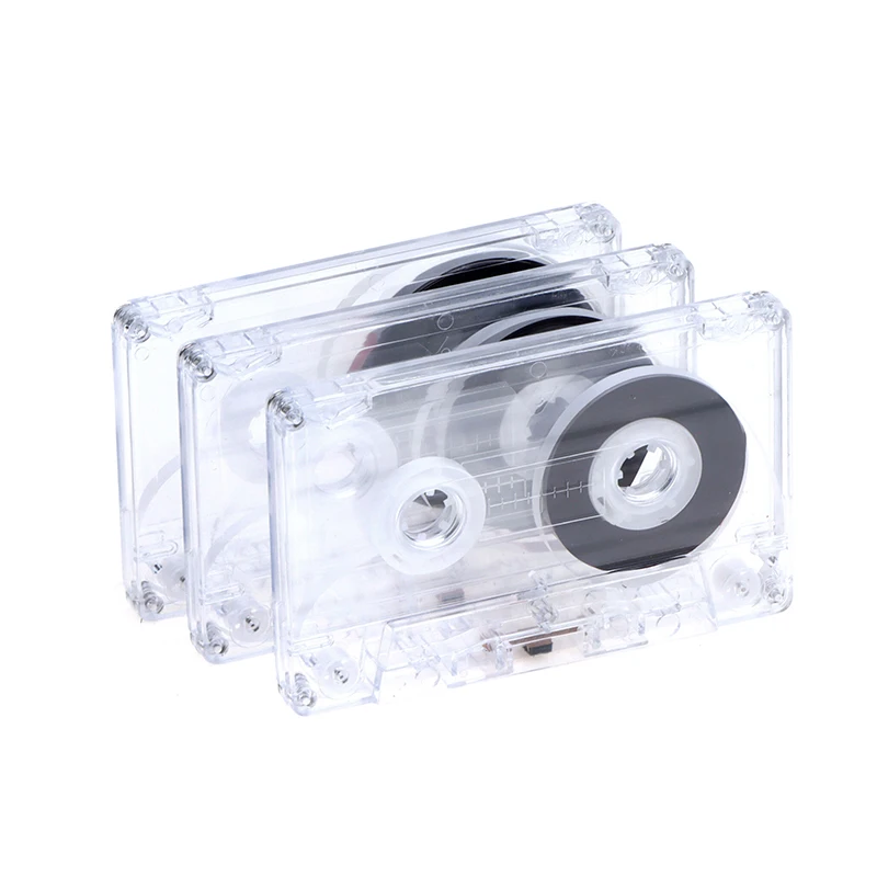 45/60/90 دقيقة معيار كاسيت اللون مشغل شريط فارغ مع شريط الصوت المغناطيسي صندوق تخزين واضح لتسجيل موسيقى الكلام #1