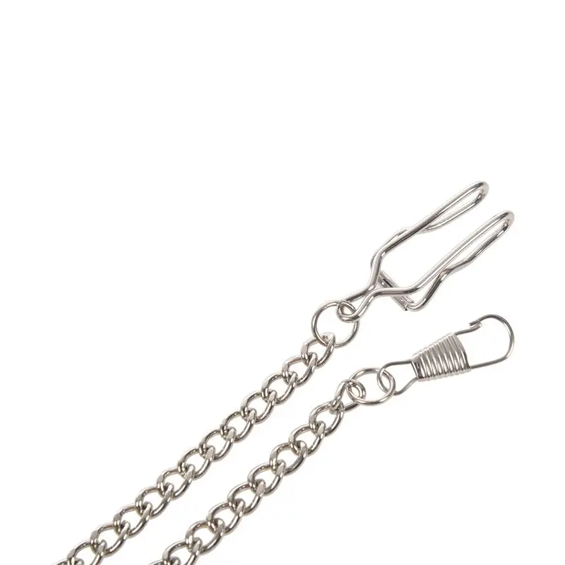 3X Retro Antique Vintage Pocket Watch Chain Silver