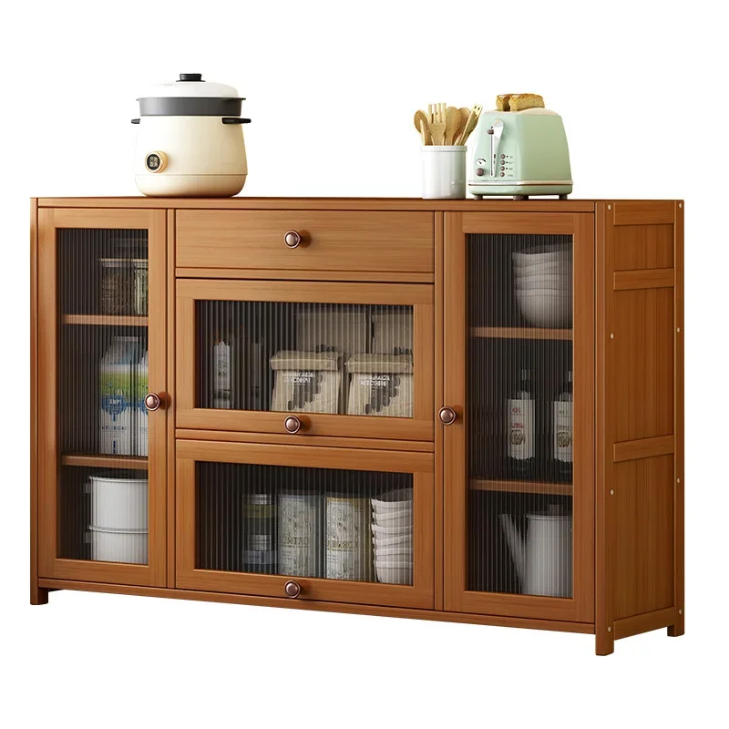 

Solid wood simple household wall dish storage cabinet, multi-functional cabinet