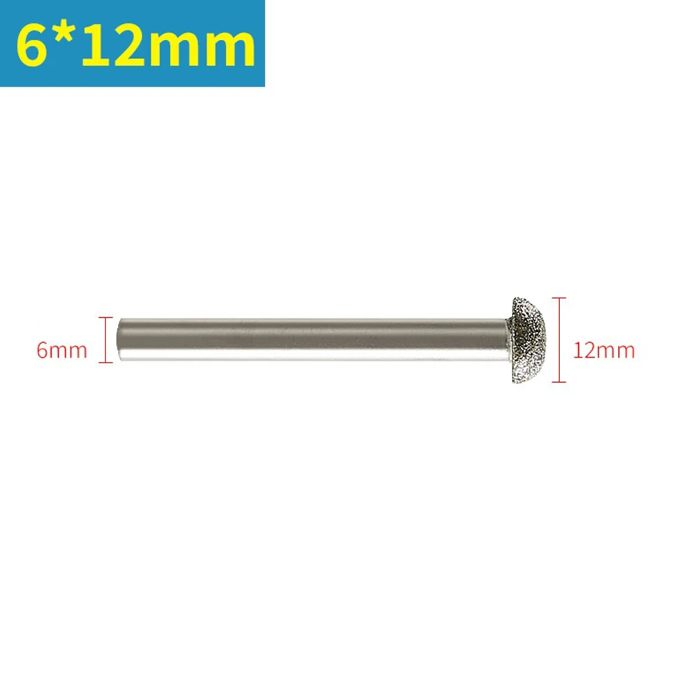 Power Tools Grinding Bit Home Garden 1pc 6mm Shank Abrasive Diamond Burr Engraving Machine For Electric Grinder