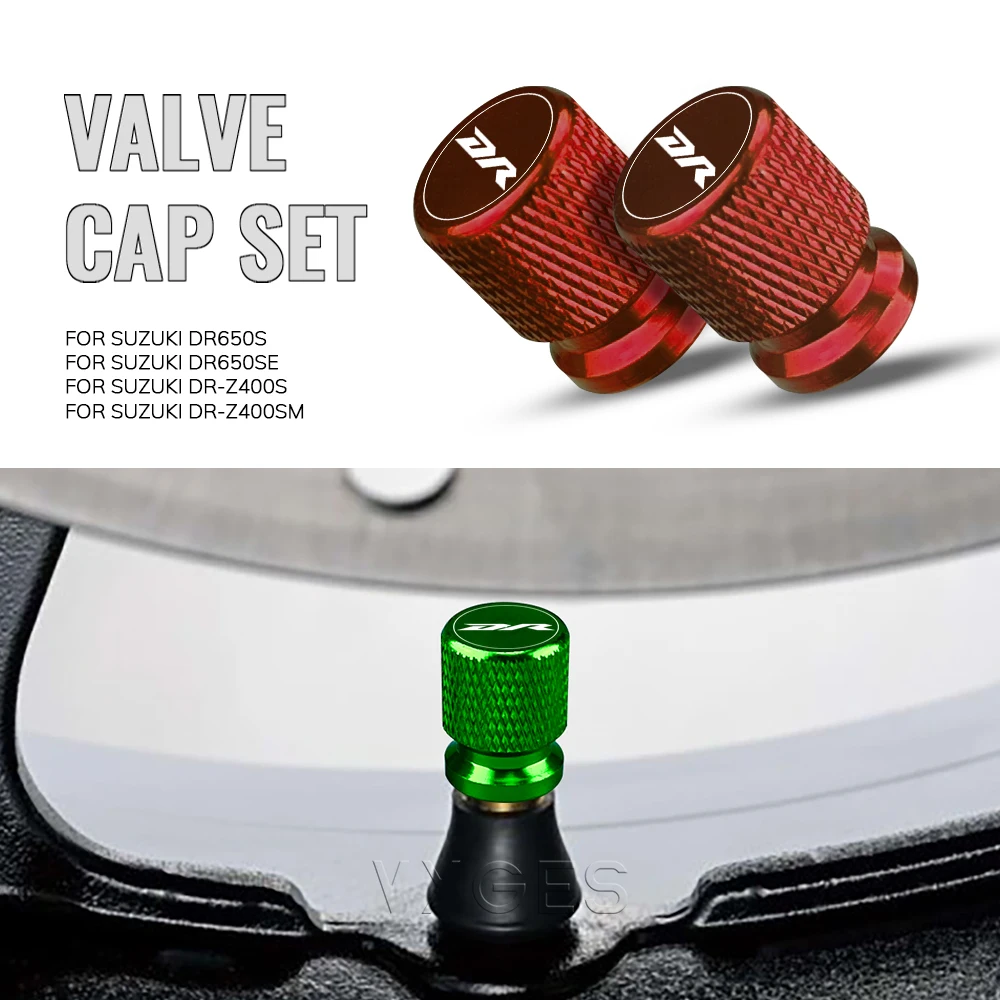 Motorcycle Standard Valve Cap Set Tire Caps Set For Suzuki DR650S DR 650 S DR650SE DR 650 SE DR Z400S DRZ400S Z400SM Z 400 SM