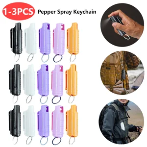 1-3 pcs durable multipurpose spray spray portable keychain Fast Release Female Auto Defense Spray Keychain Outdoor Accessories 8 Main Sales Personal Defense Personal Defense - №1