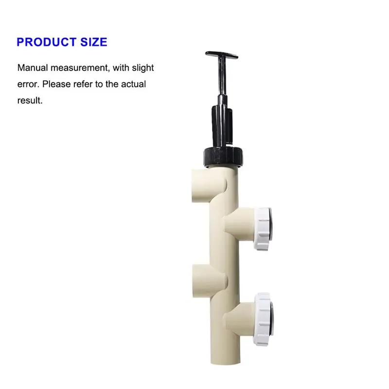 【EFFICIENT 】263064 For D.E. And Sand Filters 263064 PVC Push Pull Slide Valve Pool & Spa Replacement Parts
