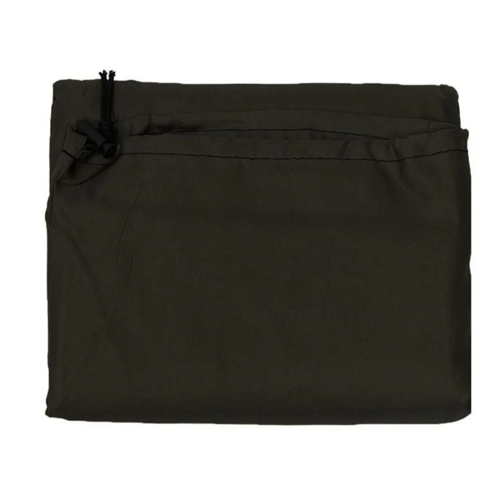 52.76x25.98x35.04in Outdoor Chair Cover Black Drawstring Handles Pet Trailer Cover Buckle Oxford Fabric