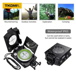 Mulitifunctional Hiking Survival Compass Portable Camping Compass Professional Outdoor Travel Tool with Luminous Waterproof