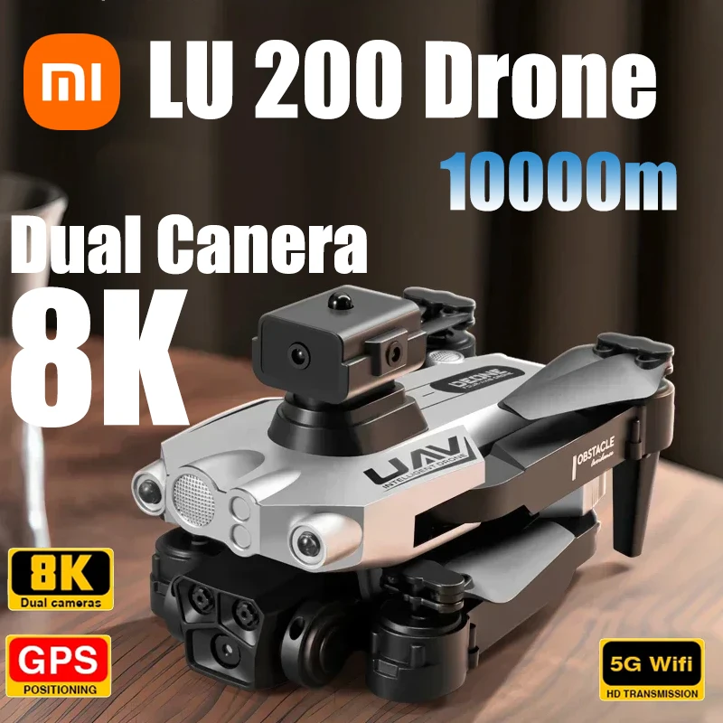 

Xiaomi LU200 Pro Drone GPS 8K 5G HD Aerial Photography Triple Camera Omnidirectional Obstacle Avoidance Quadcopter 10000M