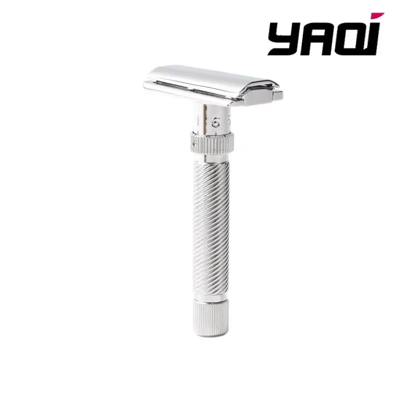 Yaqi Ultima Slope Stainless Steel Adjustable Slant Head Mens Safety Razor Beard Shaver Collectibles Gift For Boyfriend