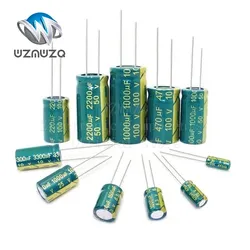 5-20 pz ad alta frequenza 330UF 16V 25V 35V 50V 63V 100V 160V 200V 250V 8*12/10*13/20/13*20/18*30MM basso ESR condensatore elettrolitico