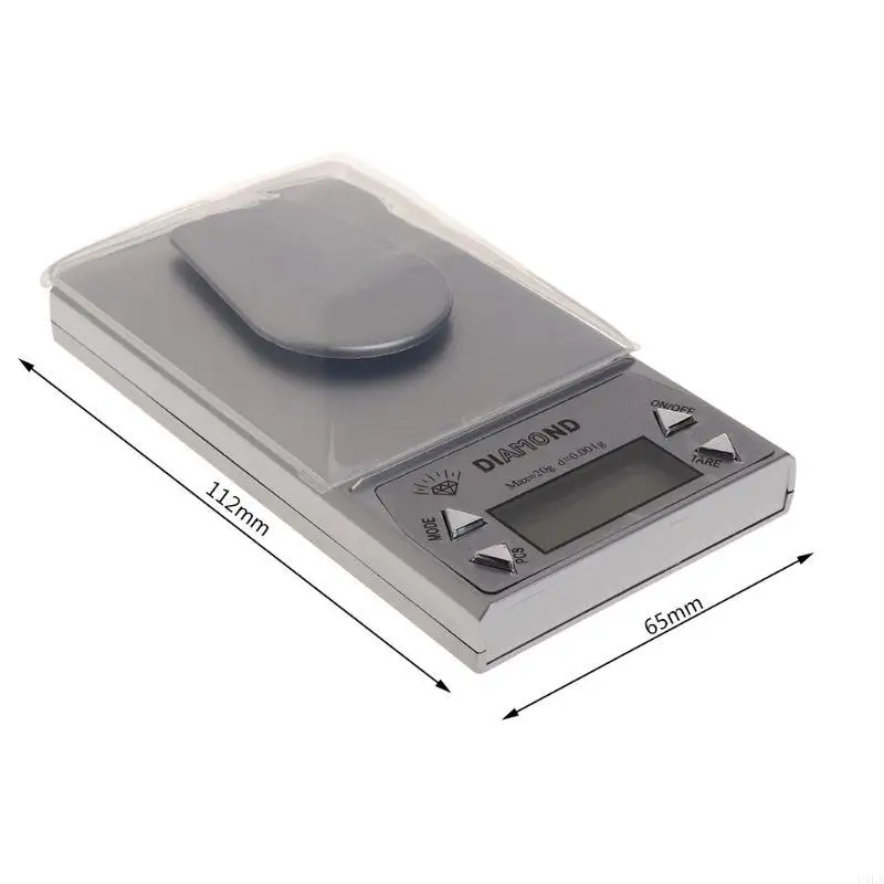 

U4LA 20g 0.001g Digital Jewelry Scale with LCD Display Pocket Scale Powder Scale