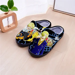 للجنسين قطعة واحدة الشتاء النعال الدافئة ، لوفي ، رورونوا ، زورو ، المروحية ، نامي ، تأثيري ، لطيف ، أحذية كرتونية ، رجال ، نساء ، صبي ، فتاة ، هدية للجنسين أعلى 10 مبيعات من Luffy Cosplay Slipper - No10