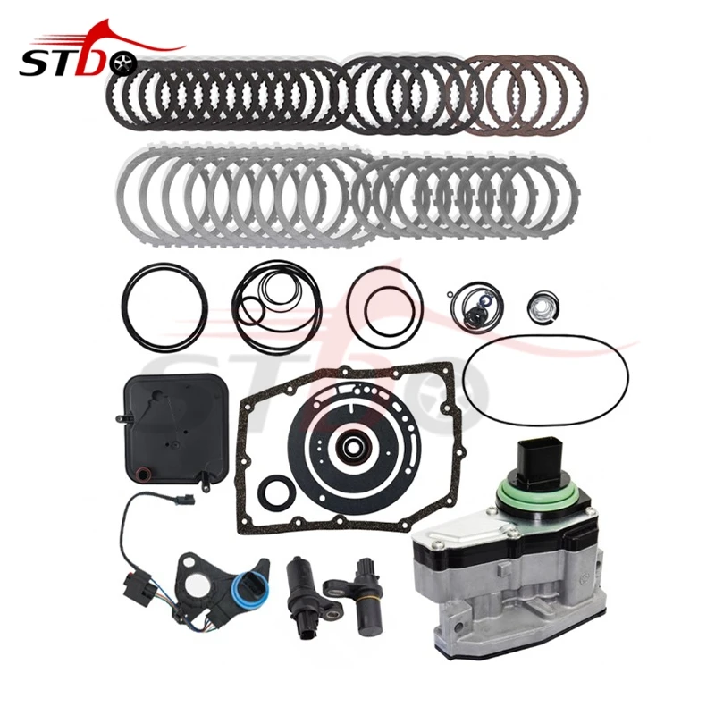 New 42RLE Pack Transmission Shift Solenoid Block Kit With Solenoid Valve Oil Filter Plug Sensor For Dodge Charger Jeep