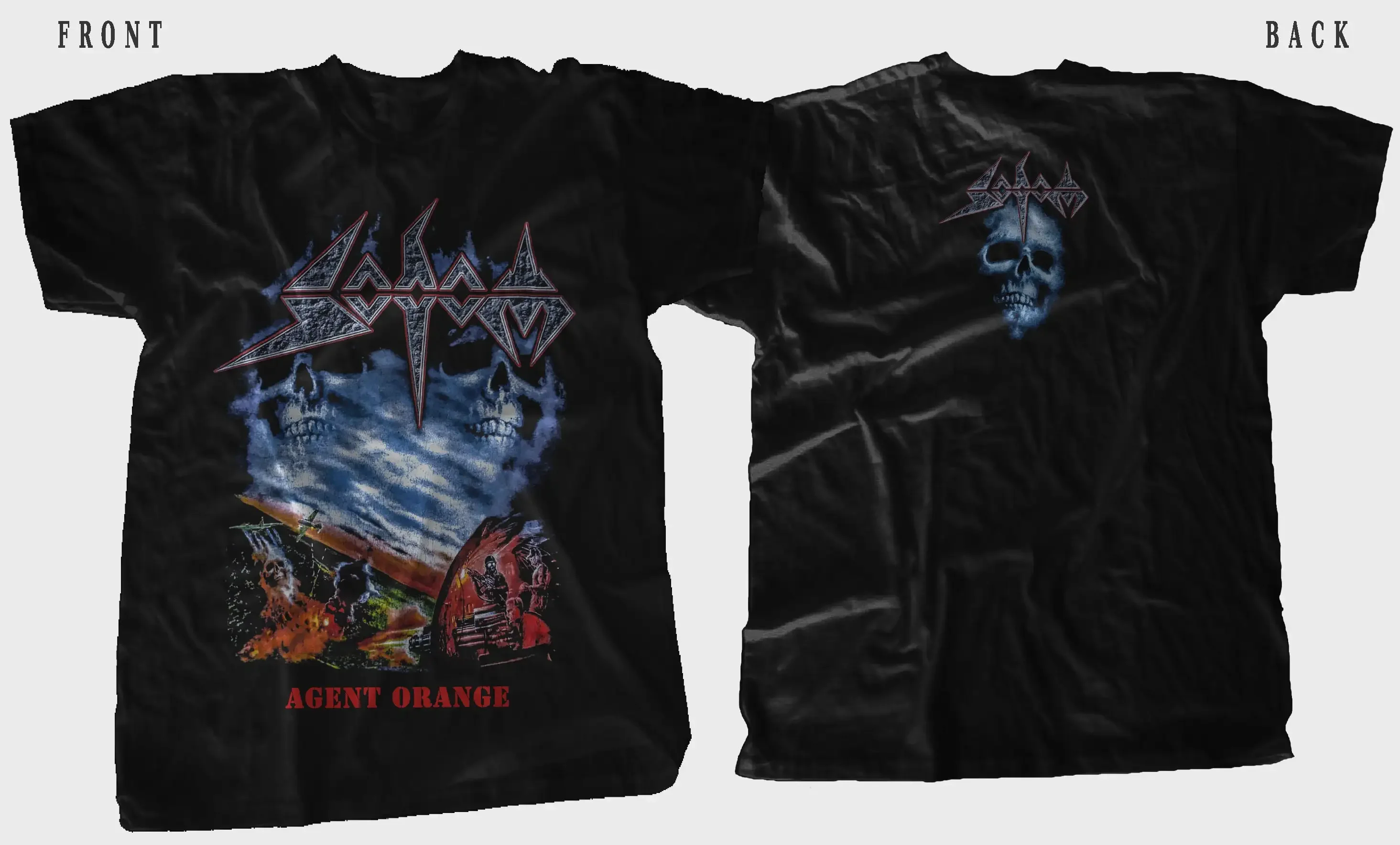 Новая футболка с принтом DtgDtf -Sodom - Agent Orange - Размер S, M, L, Xl, 2-3-4-5-6-7Xl Новая футболка с принтом DtgDtf -Sodom - Agent Orange - Размер S, M, L, Xl, 2-3-4-5-6-7Xl