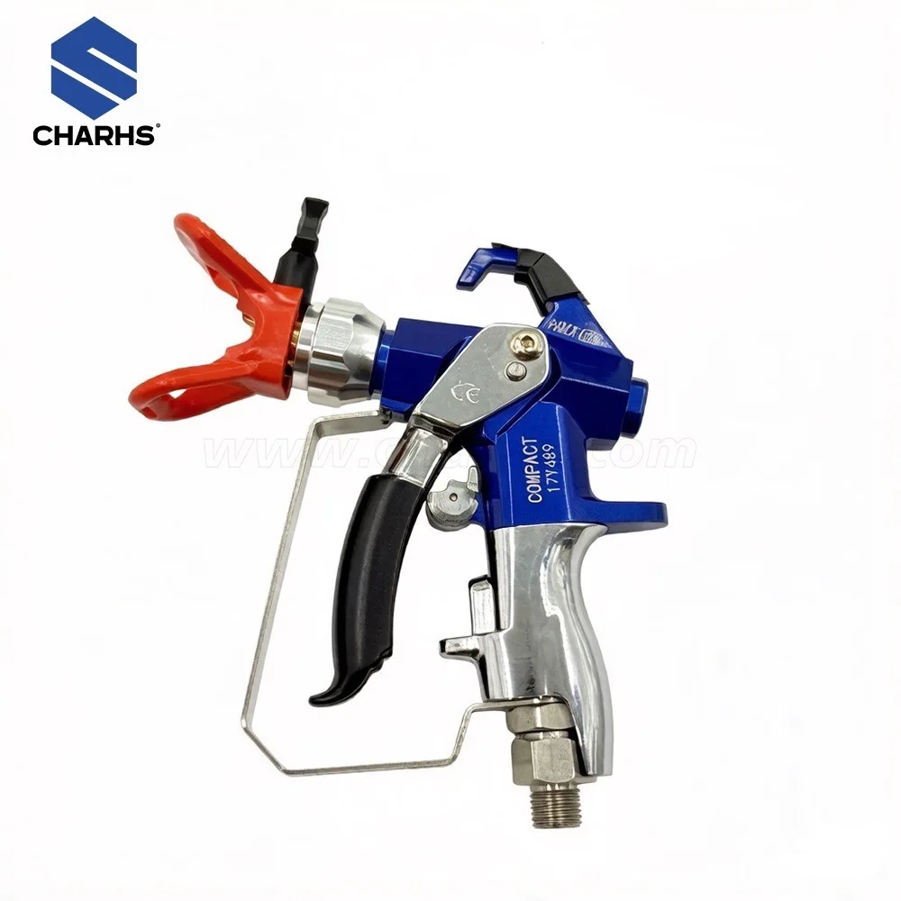 High Pressure Airless Spray Gun 3600Psi 24.8MP Two-Finger Type with Protective Cover Nozzle for Professional Painting image 5