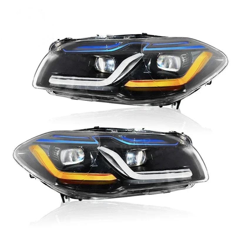 

Suitable For 11-17 BMW 5 Series F10 Headlight Assembly F18 Modified LED Daytime Running Light Double Lens Headlight