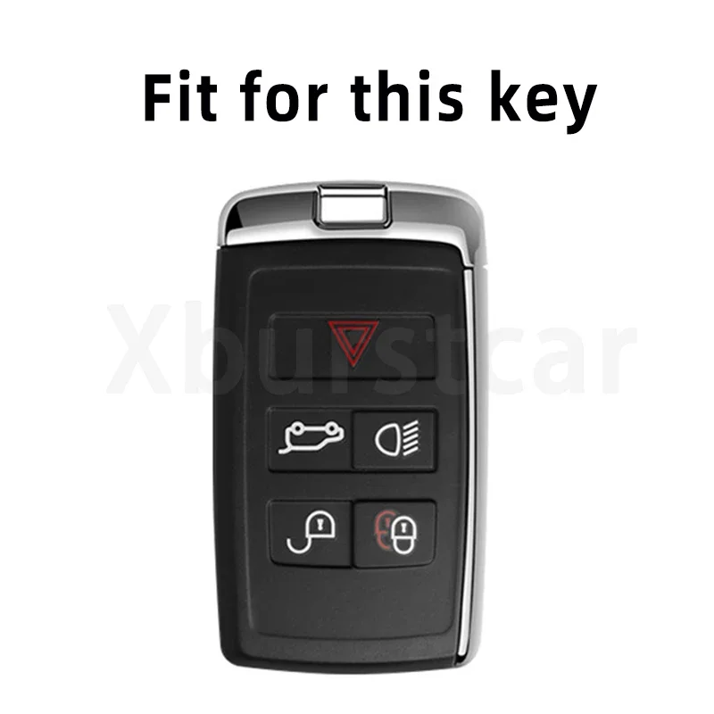 For Land Rover Range Rover Evoque Discovery Sport Velar For Jaguar XE E-PACE XF Soft TPU Car Remote Key Case Cover Shell Fob view 2