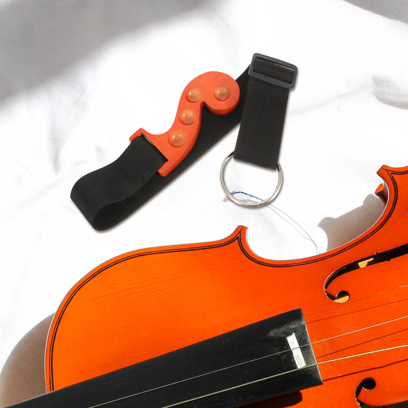 

Cello Endpin Nonslip Mat Antiskid Pads Durable Exquisite Wood and Fabric Materials Prevent Slipping Floor Protection