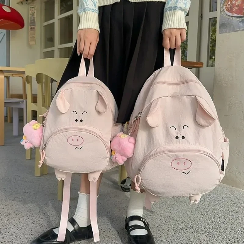Sweet Cute Teenage Girls Mochila School Student Backpack Large Capaci Mochilas Preppy Style Bag Portable Bolsas Feminina Bags