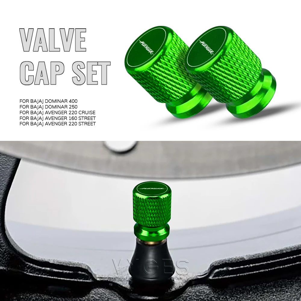 Motorcycle Standard Valve Cap Set Tire Caps Set For Bajaj Dominar 400 Dominar 250 Avenger 220 Avenger 160  Avenger 220