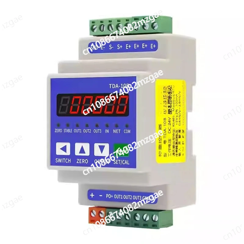 TDA-10B High-precision rail-type weight transmitter instrument weighing signal amplifier weighing module RS485