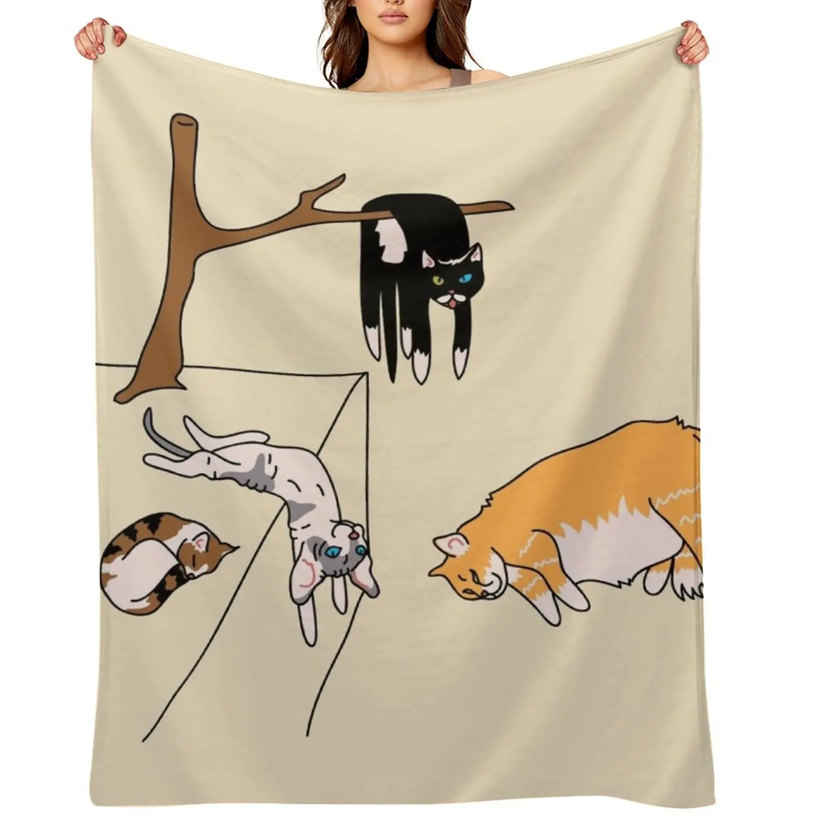 

Dal-'s cats Throw Blanket Extra Large Throw valentine gift ideas Personalized Gift Plaid Blankets