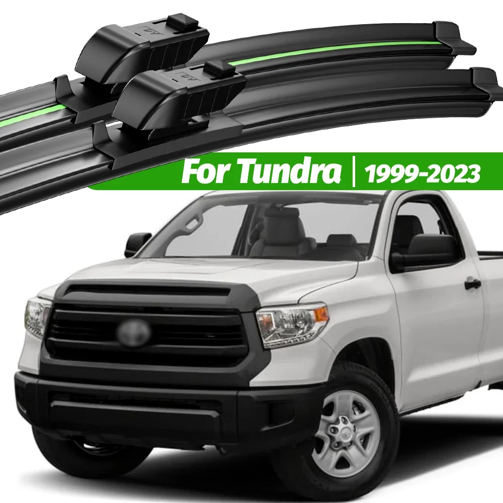 

For Toyota Tundra 1999-2023 2pcs Front Windshield Wiper Blades 2000 2006 2007 2015 2019 2020 Windscreen Window Accessories