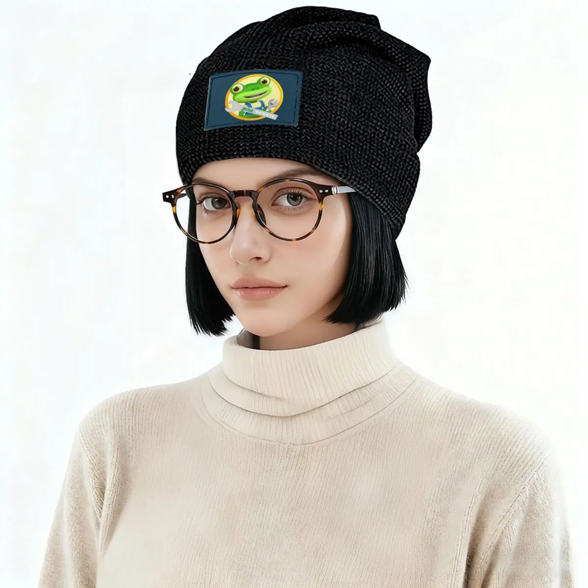Gecko Garage Warm Fleece-Lined Cap Hip Hop Bonnet Hat Autumn Winter Outdoor Beanies Hats for Men Women Adult