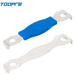 TOOPRE Mountain Bike Chainring Ｗrench Flat Screw Hain Nail Wrench Disassembly Tool Sprocket Chainring Tool Repair Accessories