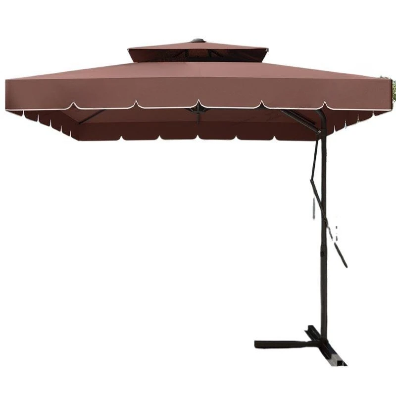 Outdoor umbrella shading large yard courtyard umbrella weather and rain stall commercial vinyl balcony fishing outdoor beach