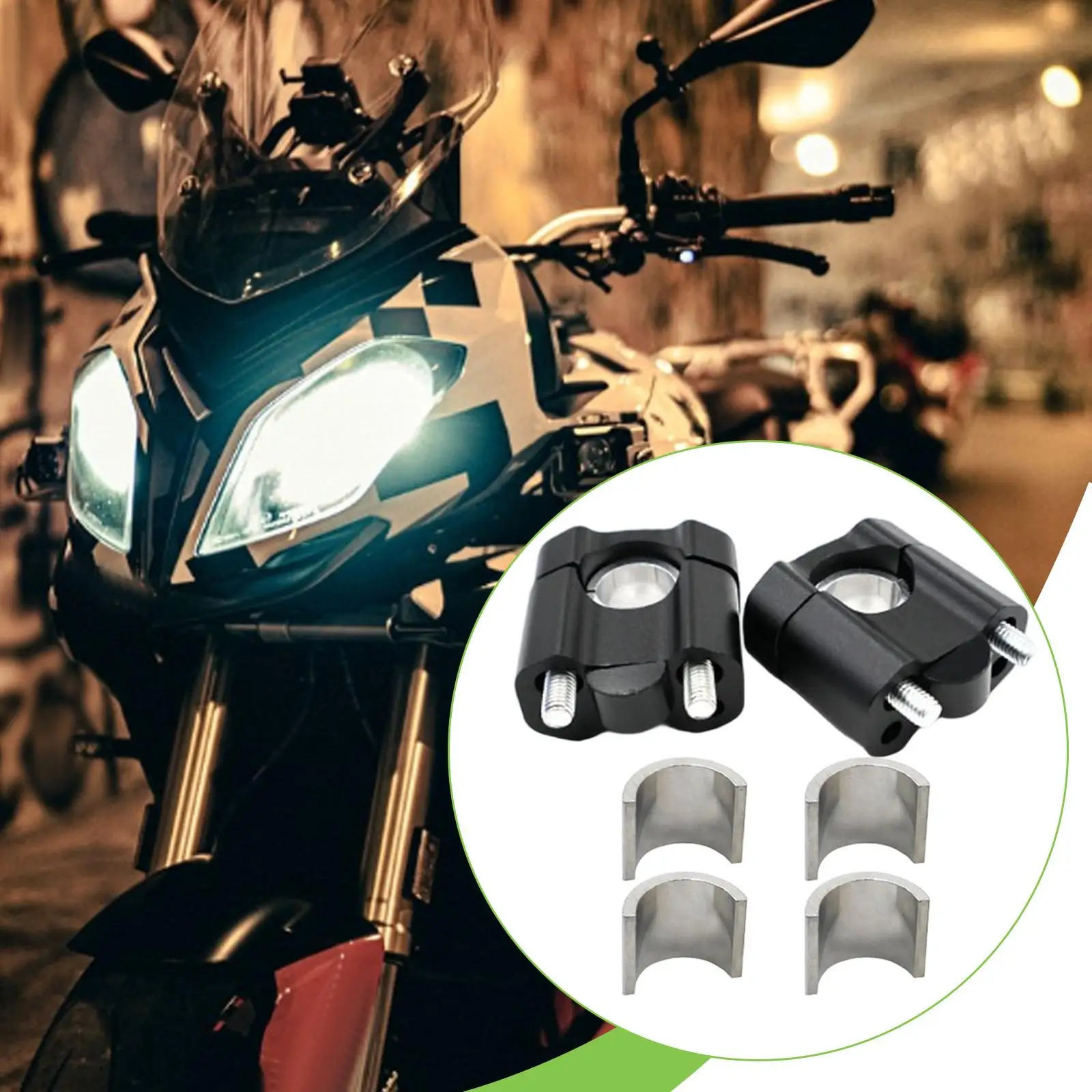 Universal Motorcycle Handlebar Risers Handlebar Clamp Risers Handlebar Adaptor