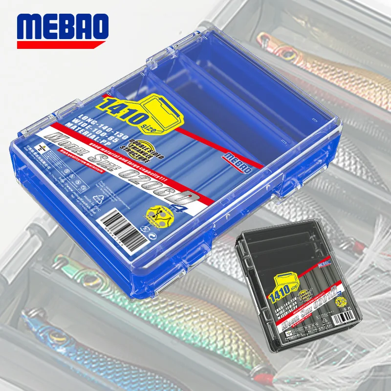 Same Paragra Box of MEIHO Fishing Accessories Double-sided Waterproof Fishing Tackle Box Lure Bait Storage Boxes Plastic Case