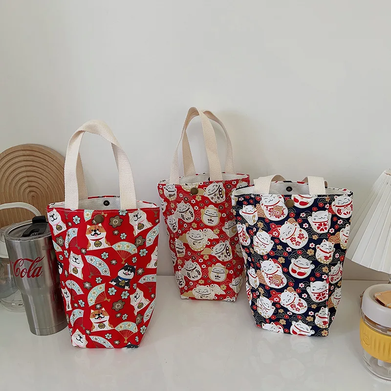 Portable Thermos Cup Covers, Portable Canvas Handbag, Water Bottle Sleeve, Reusable Water Bottle Carrier Bag, Bottle Accessories